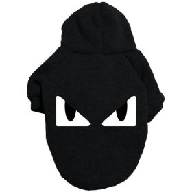 Pet Clothes Sweater Outdoor Hoodie Golden Retriever Labrador (Option: Black-7XL)