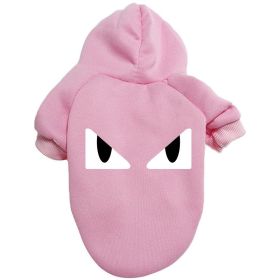 Pet Clothes Sweater Outdoor Hoodie Golden Retriever Labrador (Option: Pink-L)