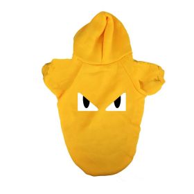 Pet Clothes Sweater Outdoor Hoodie Golden Retriever Labrador (Option: Yellow-3XL)